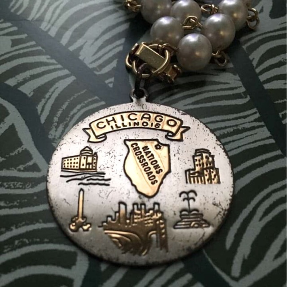 Vintage Chicago Charm Bracelet